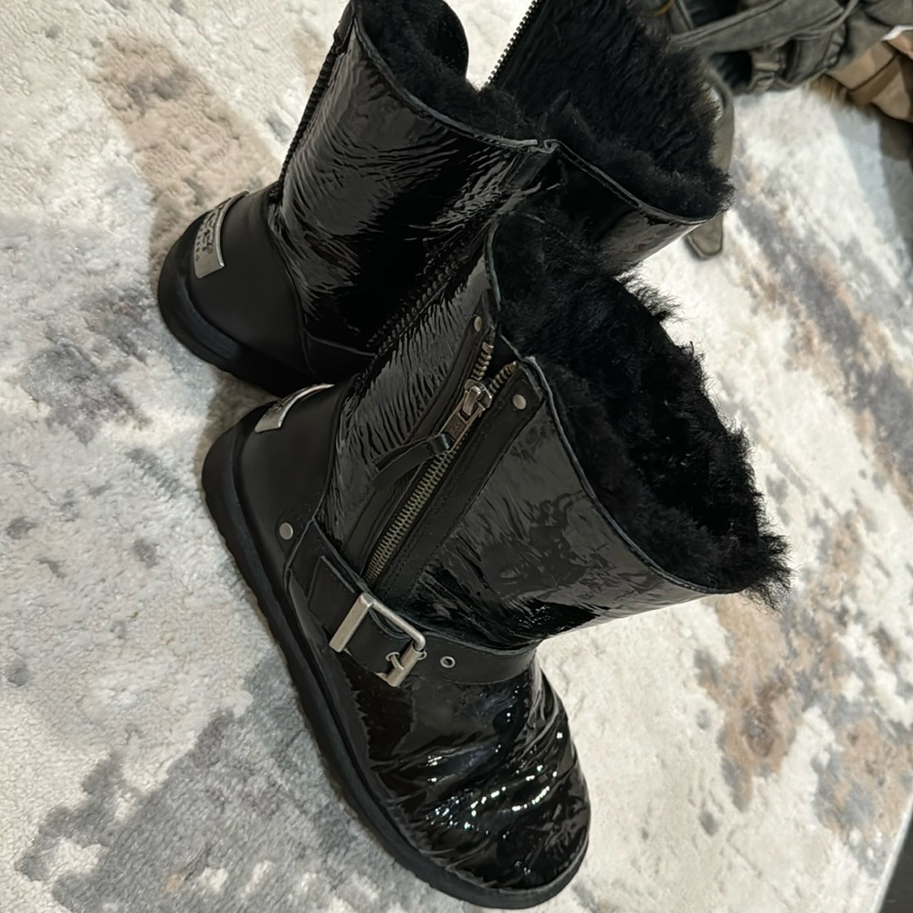 Shiny Uggs boots